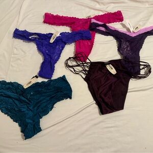 Assortment of size large Victoria secret underwear new with tags